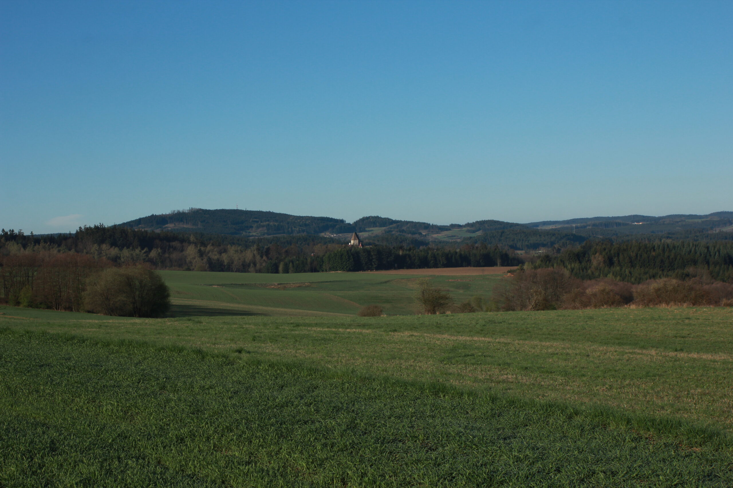 Die Aussicht am Lagerplatz